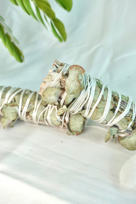 Salvia Blanca con Eucalipto y Lavanda